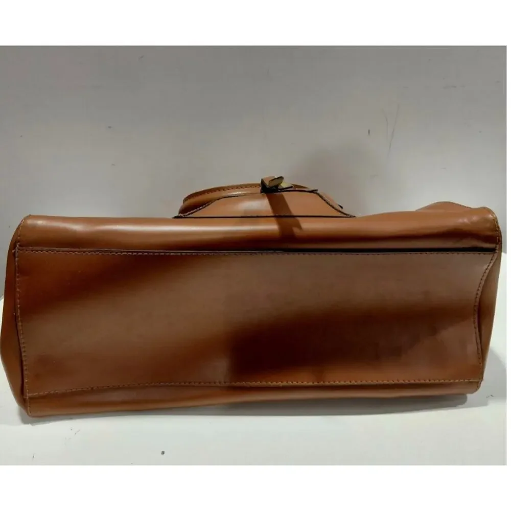 A BELLUCCI XL ITALIAN LEATHER SATCHEL BAG